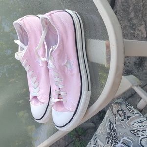 Converse Pink and White Women's Sneakers